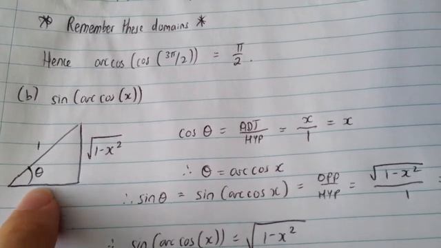 Solving Equations with Inverse Trigonometric Functions (sin(arccos(x)) смотреть онлайн