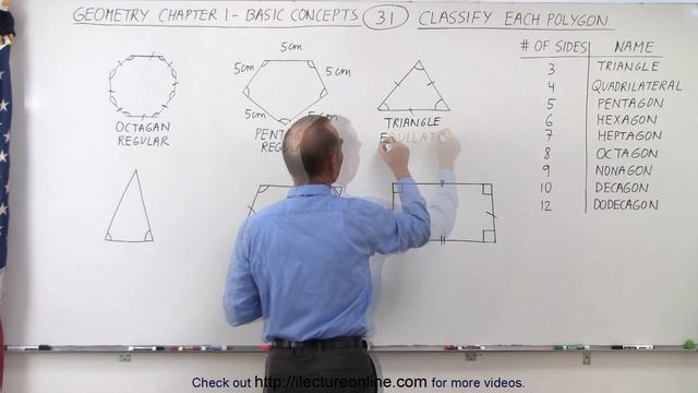 Geometry - Ch. 1: Basic Concepts (31 of 49) Classify Each Polygon смотреть онлайн