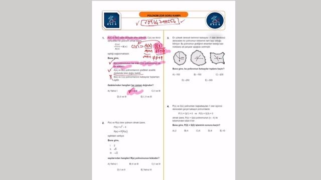 POLİNOMLARDA ZOR SORULAR VE ÖSYM SORULARI PDFİ HEDİYE смотреть онлайн