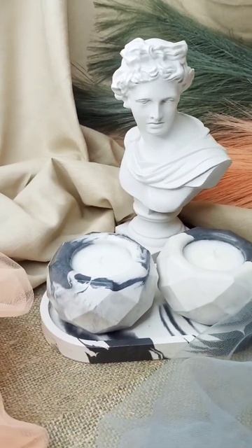 Набор ароматических свечей, "Масло Ши и цветы Монои / Shea butter and Monoi flowers" смотреть онлайн