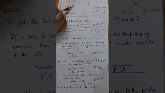 lec 9 Sutherland Hodgeman Polygon Clipping Algorithm in hindi смотреть онлайн