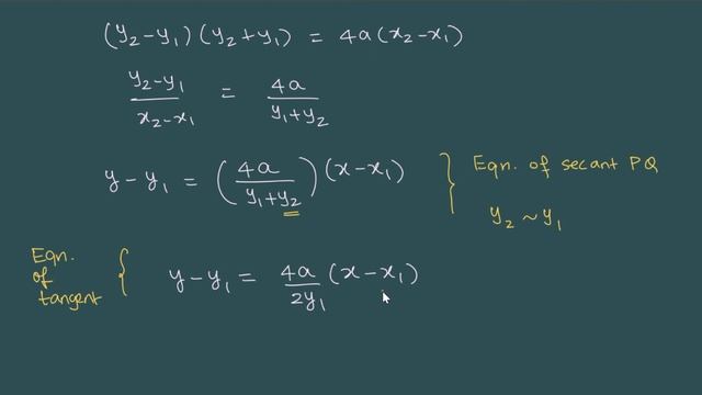 CS0010 PARABOLA C03 EQUATION OF TANGENT смотреть онлайн