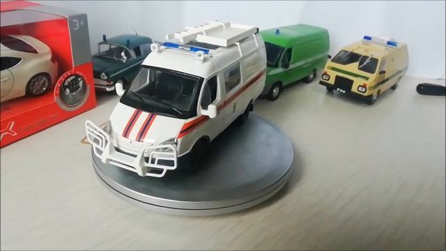 Diecast Model GAZ 2705 Gazel rescue by DeAgostini 1:43 ГАЗель смотреть онлайн