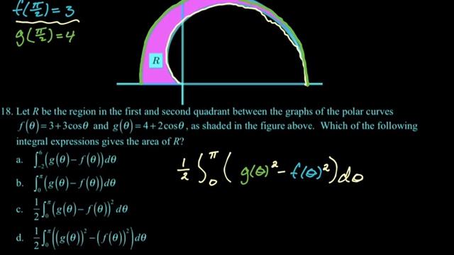 Polar, Parametric, Vector Multiple Choice Practice for Calc BC (Part 2) смотреть онлайн