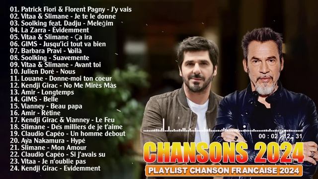 Musique Francaise 2024 ♫ Playlist Chanson Francaise 2024  (Musique Populaire 2024 Playlist)