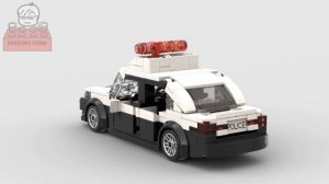 LEGO MOC#103 Japan Police Car, Toyota Crown, 日本の警察の車