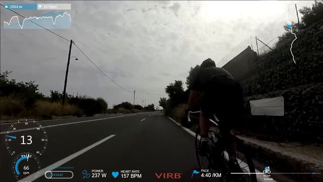 Cycling Workout E04 Tempo TT Climb Oropou Attica (Strava Segment) смотреть онлайн