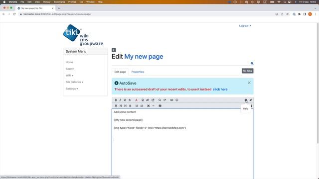 Ajouter un plugin sur une page Wiki dans Tiki Wiki CMS смотреть онлайн