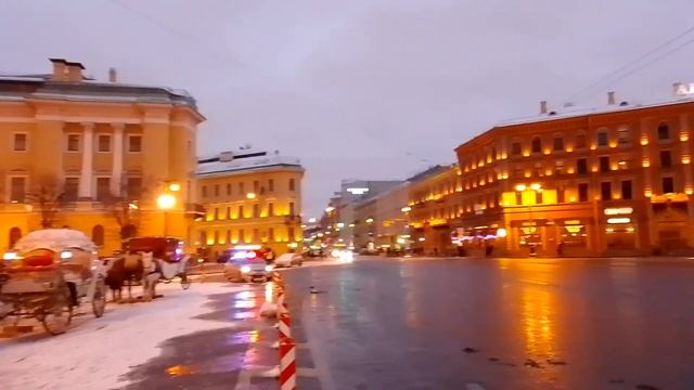 Исаакиевская площадь,Англетер,Астория.4.12.2022г. смотреть онлайн