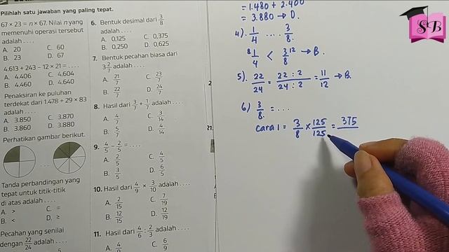 Jawaban matematika kurikulum merdeka kelas 4, Latihan akhir tahun bagian A No 1-12 halaman 239-240 смотреть онлайн