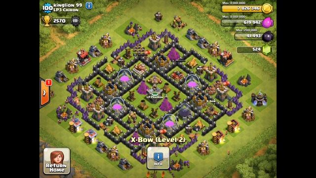 Clash of Clans - Base Reviews and Attacks - Town Hall 9 Part 1 of 2! смотреть онлайн