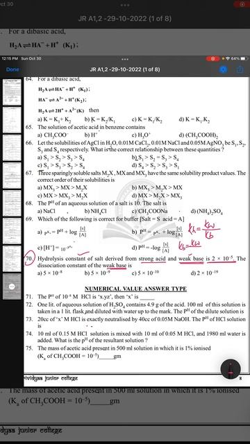 The hydrolysis constant derived смотреть онлайн