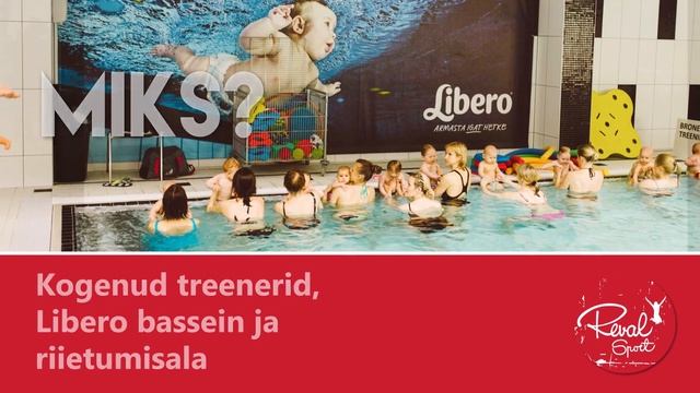 Beebide-ja väikelaste ujumine spordiklubis Reval-Sport смотреть онлайн