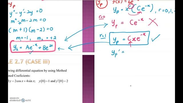 Chapter 2 Non Homogeneous Undetermined Coefficients Method Part 4 смотреть онлайн