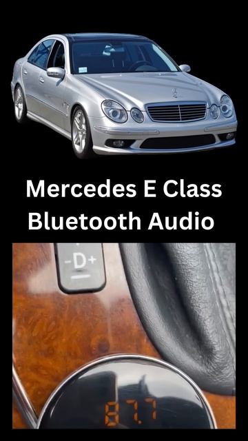 Mercedes Benz E Class Bluetooth Audio Adapter for W211 Factory Radio смотреть онлайн