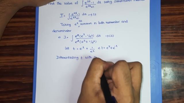 Integral of (e^(2x) – 1)/ (e^(2x) + 1) смотреть онлайн