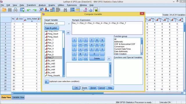 10. Waduh SPPS Mudah ya. Dasar SPSS Perkenalan dan output Deskiptif Responden #PERTEMUAN 10 SPSS смотреть онлайн