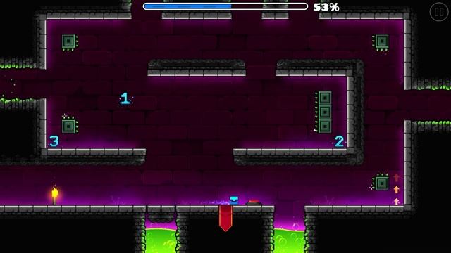Dash but 0 click (Full Version) | Geometry Dash 2.2 смотреть онлайн