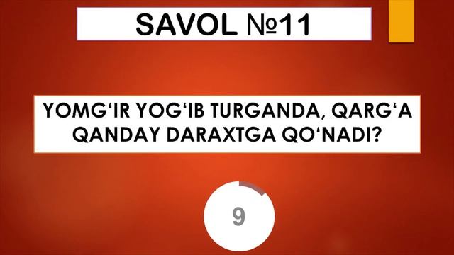 O'zbek xalq topishmoqlari 20 tasi смотреть онлайн