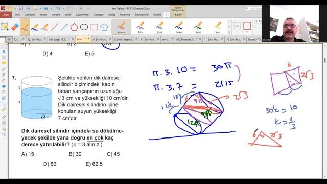 11.SINIF MATEMATİK MEB FEN LİSESİ KİTABI SAYFA 258-259 ÇÖZÜMLERİ | KATI CİSİM | (2024) смотреть онлайн