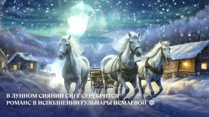 🌙В ЛУННОМ СИЯНИИ СНЕГ СЕРЕБРИТСЯ – РОМАНС В ИСПОЛНЕНИИ ГУЛЬНАРЫ ИСМАЕВОЙ❄️✨#РусскийРоманс