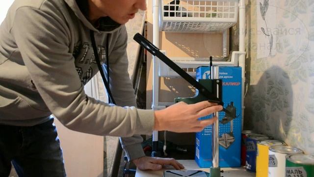 Стойка для дрели Калибр на основе дрели Bosch смотреть онлайн