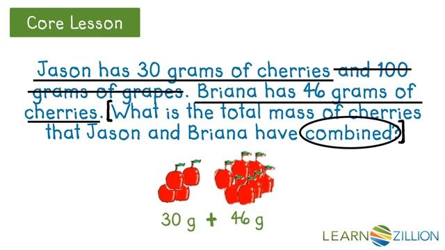 Solve mass and volume word problems using addition and subtraction смотреть онлайн