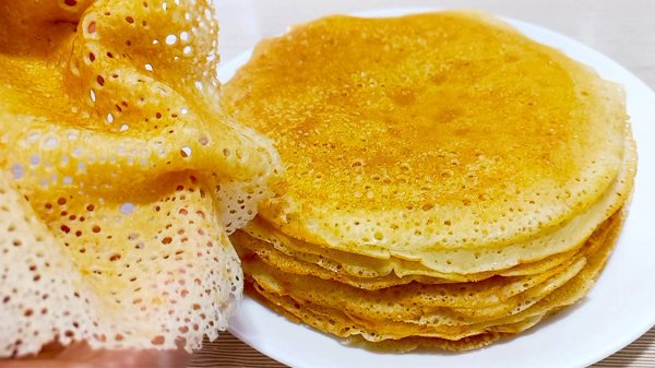 🔝ПРОЩЕ рецепта не найдете! Ажурные блинчики! 2 рецепта!САМЫЕ ВКУСНЫЕ тонкие блины на молоке и воде