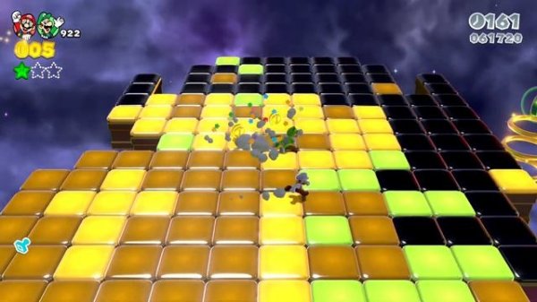 Rainbow Run (World Star-1) - Super Mario 3D World Switch #24 (Co-op)