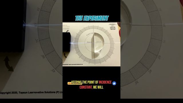 🌈 Verifying the Laws of Refraction: Snell's Law Experiment! #physics #science #astronomy #ytshorts смотреть онлайн