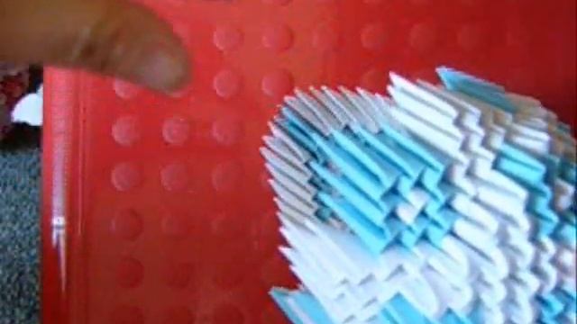 3D origami diamond pattern swan pt 3 смотреть онлайн