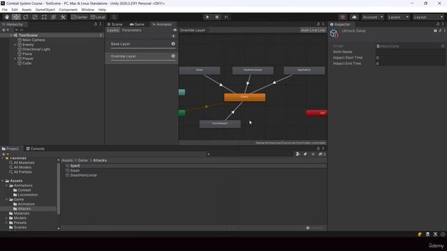 3.4 Combos & Architecting Attacks as Scriptable Objects смотреть онлайн