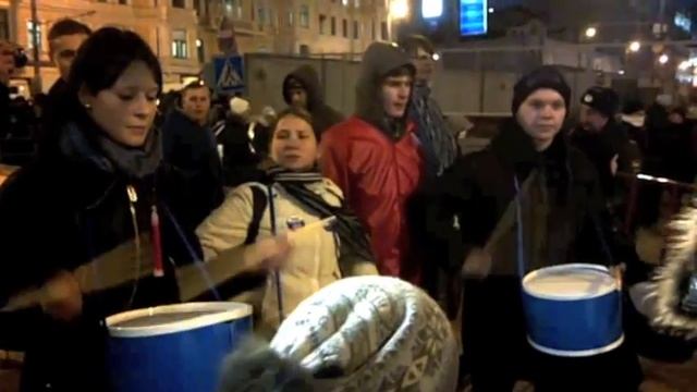 Хомячки на Триумфальной площади, 7-е декабря 2011 г. смотреть онлайн