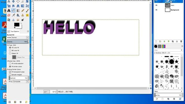 GIMP 3D Text Technique 2 смотреть онлайн