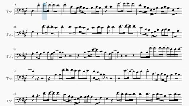Trombone Sheet Music: How to play Don't Let Me Down by The Beatles смотреть онлайн