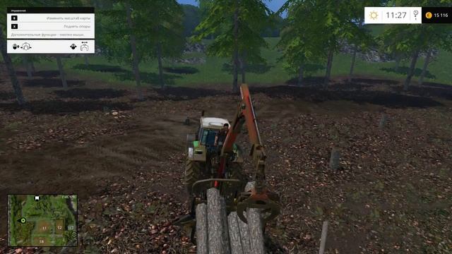 Стрим Рубим лес - Farming Simulator 15 смотреть онлайн