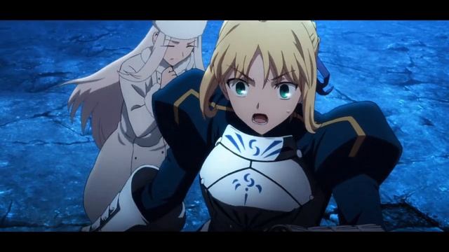 Fate/Zero: Gilgamesh & Saber vs Berserker 「AMV」- Warriors смотреть онлайн