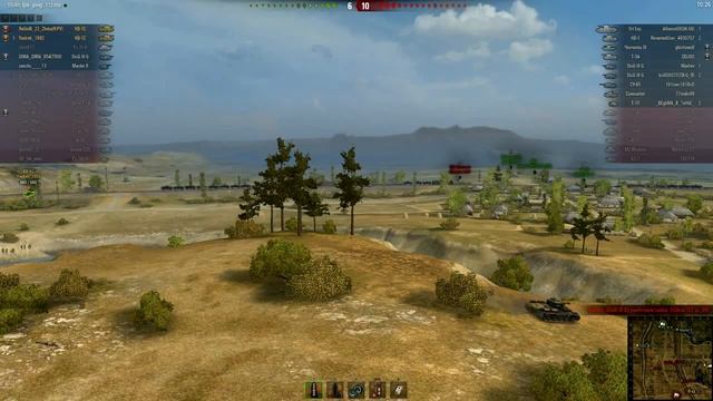 WOT [#1] - Бодрый взводный бой на КВ-1С смотреть онлайн