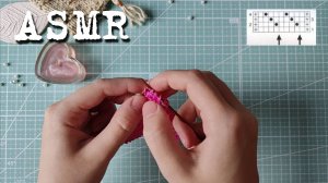 [ASMR] Спицы. Схема узора.
