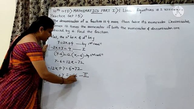 The denominator of a fraction is 4 more than twice its numerator. Denominator becomes 12 times..... смотреть онлайн
