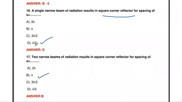EC8701 MCQ | Antenna and microwave engineering MCQ | AME MCQ | Reflector antenna MCQ | PART 10 смотреть онлайн