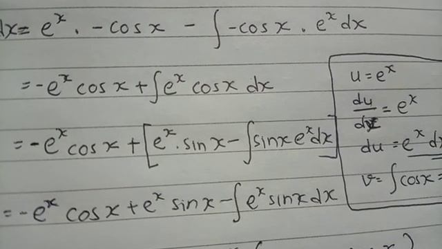 Integral e^x sin x dx смотреть онлайн