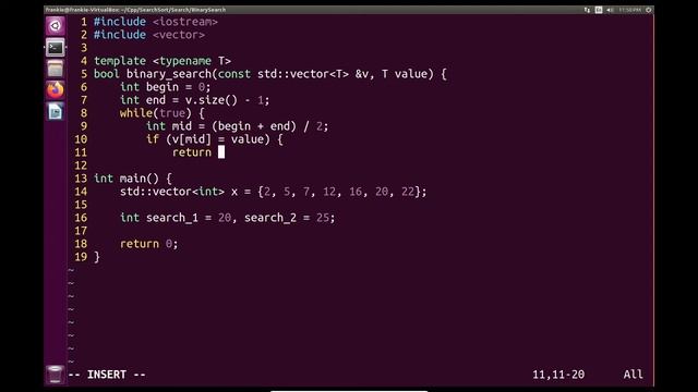 C++ Searching: BinarySearch смотреть онлайн