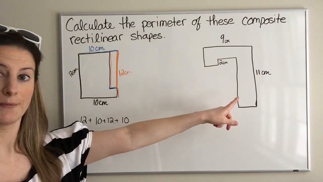 Finding the Perimeter of Composite Rectilinear Shapes смотреть онлайн