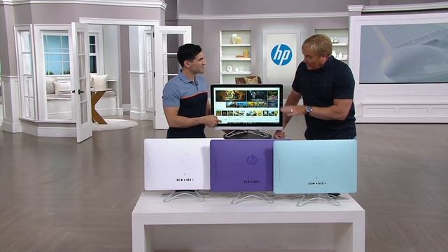 HP 24" Touch All-in-One PC Intel Core i3 1TB HDD with Office Option on QVC смотреть онлайн