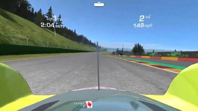 Racing Around Circuit De Spa-Francorchamps With The Light Green Aston Martin DBR1-2 #realracing3 смотреть онлайн