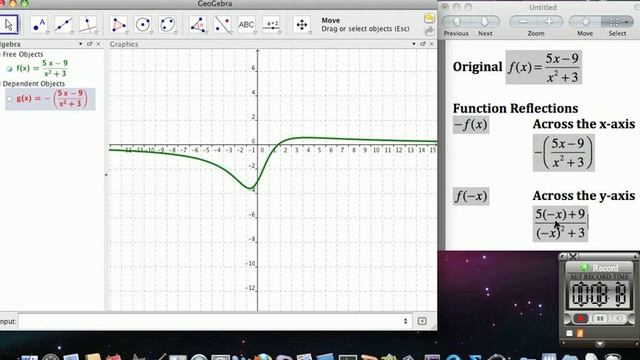 Sec 1 6 Function Reflections смотреть онлайн