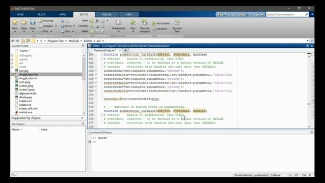 APLIKASI PERHITUNGAN GERAK PARABOLA MENGGUNAKAN GUIDE MATLAB OLEH DINDA LITANI PURITY смотреть онлайн