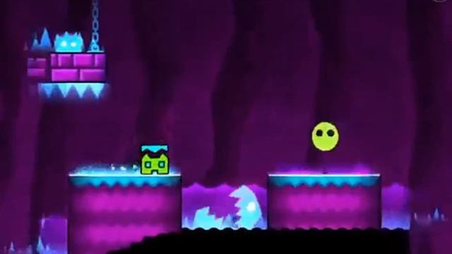 Прохождение 2 уровня в Geometry Dash Meltdown!! смотреть онлайн