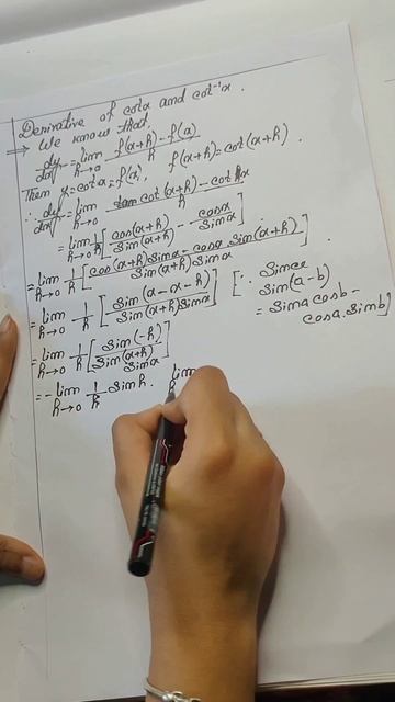 Derivatives of cotx and inverse cotx смотреть онлайн